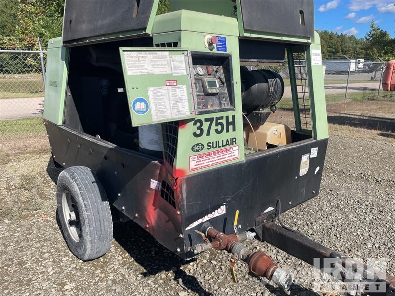 Sullair 375H DPQ JD3 375 cfm Mobile Air Compressor Compressors