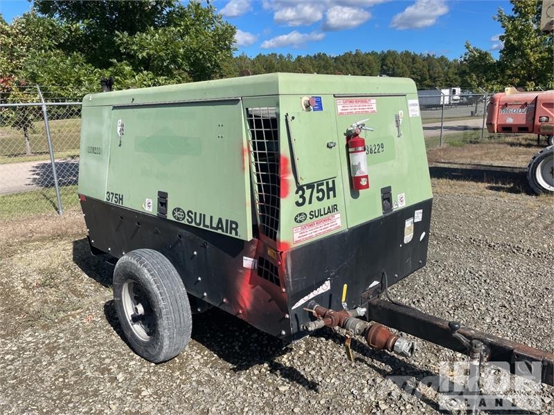 Sullair 375H DPQ JD3 375 cfm Mobile Air Compressor Compressors