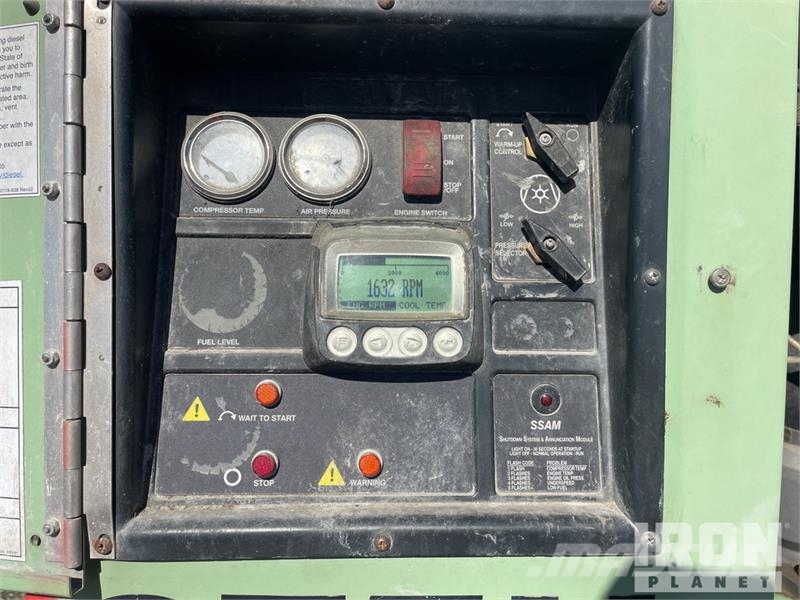 Sullair 375H DPQ JD3 375 cfm Mobile Air Compressor Compressors