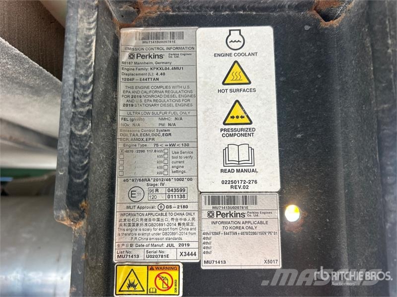 Sullair 425HDPQ-PE 425 cfm Mobile Air Compressor Kompresorji