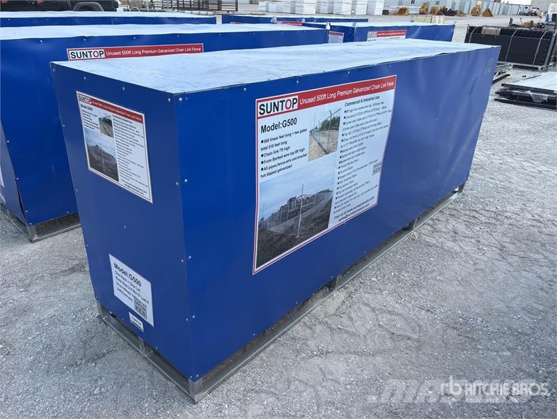  SUNTOP G500 500 ft x 7 ft Galvanized Chain Link Fe Fencing equipment