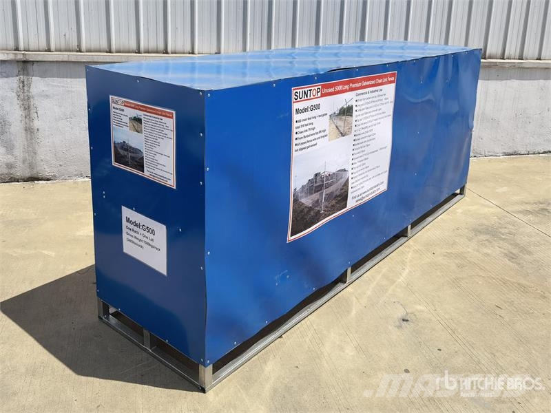 SUNTOP G500 500 ft x 7 ft Galvanized Chain Link Si Piirdeaia varustus