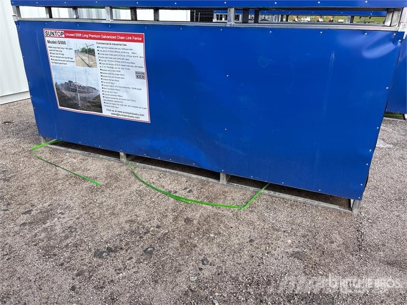 SUNTOP G500 500 ft x 7 ft Galvanized Chain Link Fe Kerítésszerelési eszközök / kerítésfelszerelések