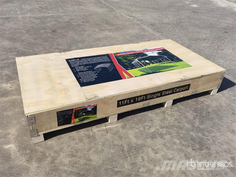 SUNTOP S1119 11 ft x 19 ft All-Steel Shed (Unused) 鋼架建築