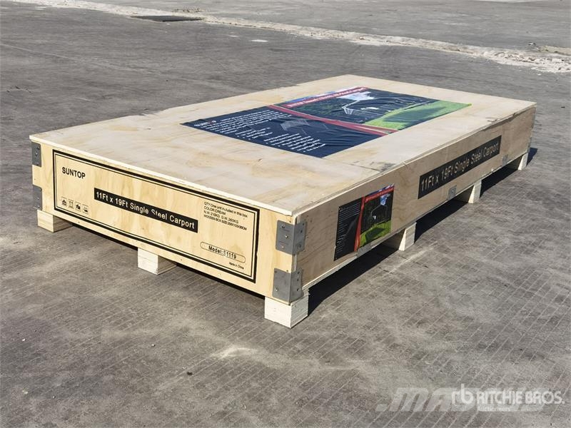 SUNTOP S1119 11 ft x 19 ft All-Steel Shed (Unused) 鋼架建築