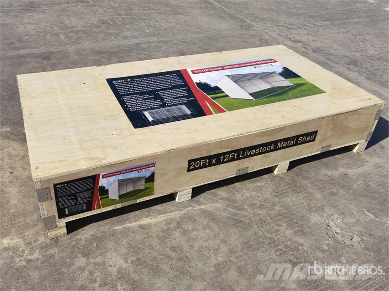  SUNTOP S1912 12 ft x 20 ft Shed (Unused) Otros equipos y accesorios para ganadería