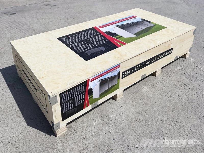  SUNTOP S2512 12 ft x 25 ft Shed (Unused) Otros equipos y accesorios para ganadería