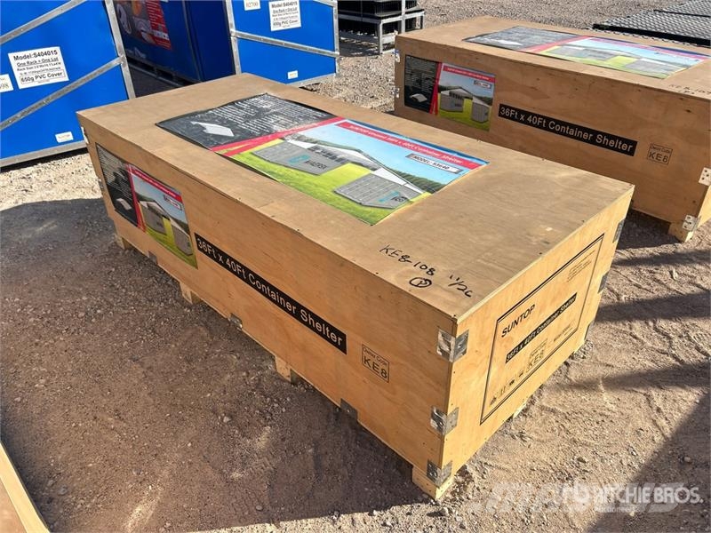  SUNTOP S3640 36 ft x 40 ft Container Shelter (Unus معدات البناء - غير ذلك