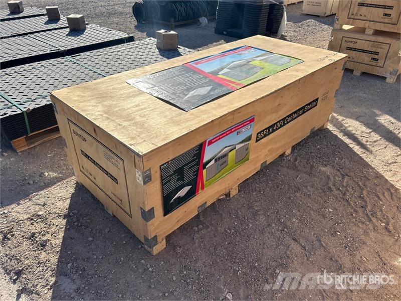  SUNTOP S3640 36 ft x 40 ft Container Shelter (Unus معدات البناء - غير ذلك