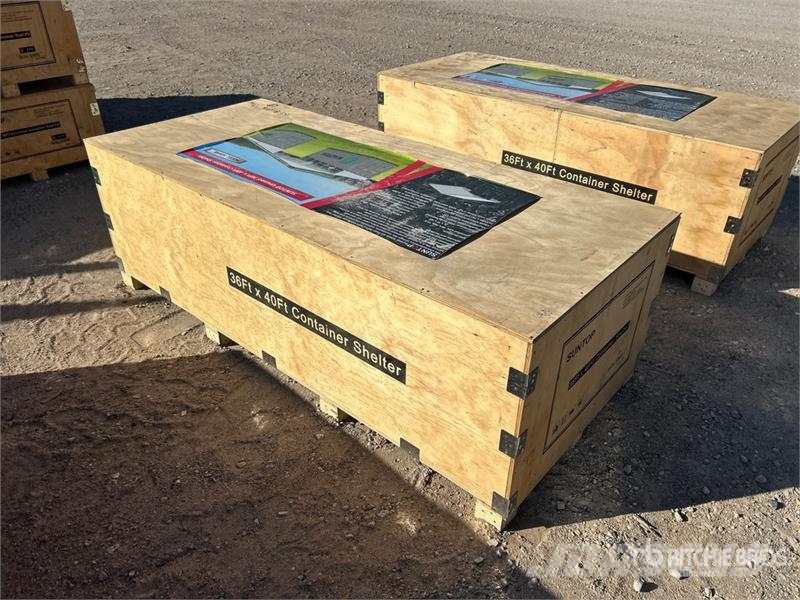  SUNTOP S3640 36 ft x 40 ft Container Shelter (Unus معدات البناء - غير ذلك