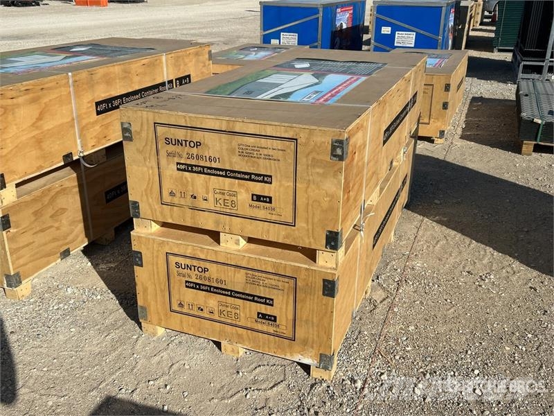  SUNTOP S4036 36 ft x 40 ft Enclosed Container Shel معدات البناء - غير ذلك