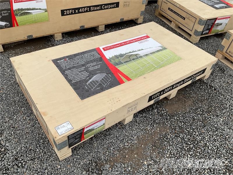 SUNTOP SC1120 11 ft x 20 ft Carport (Unused) Stalen constructies