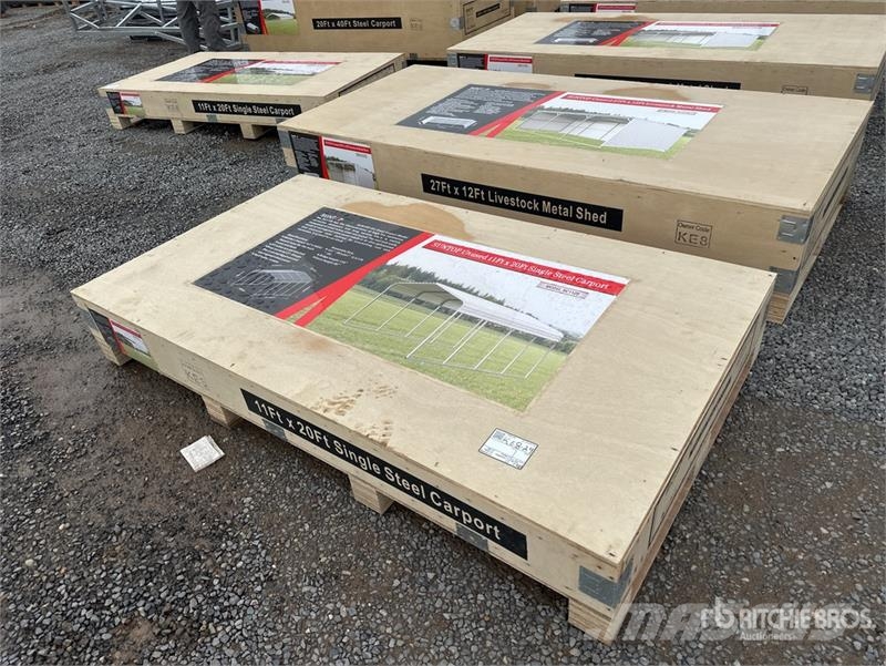 SUNTOP SC1120 11 ft x 20 ft Carport (Unused) Stalen constructies