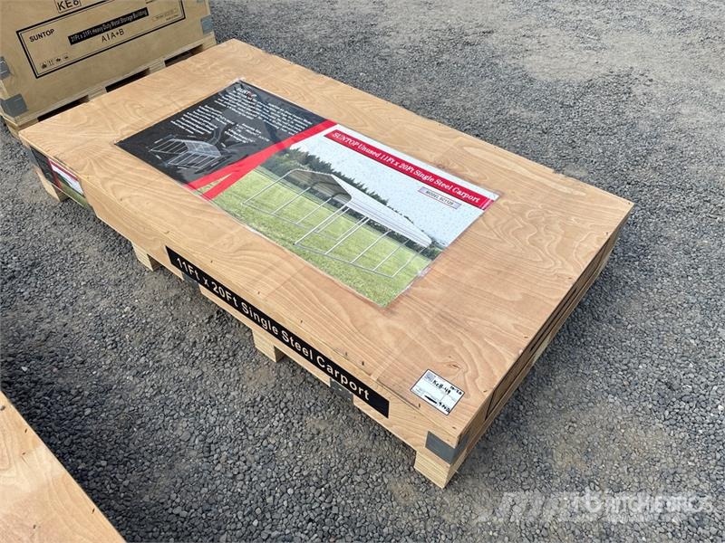 SUNTOP SC1120 11 ft x 20 ft Carport (Unused) Teräsrunkorakennukset