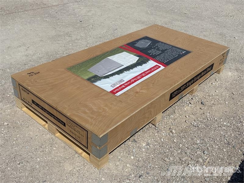 SUNTOP SC1220 Single Garage Metal Shed (Unused) Čelični okviri za građevine