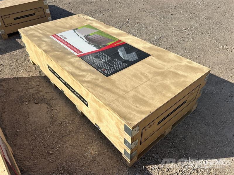  SUNTOP SC2030B 20 ft x 30 ft Enclosed Carport (Unu المباني الإطار الصلب