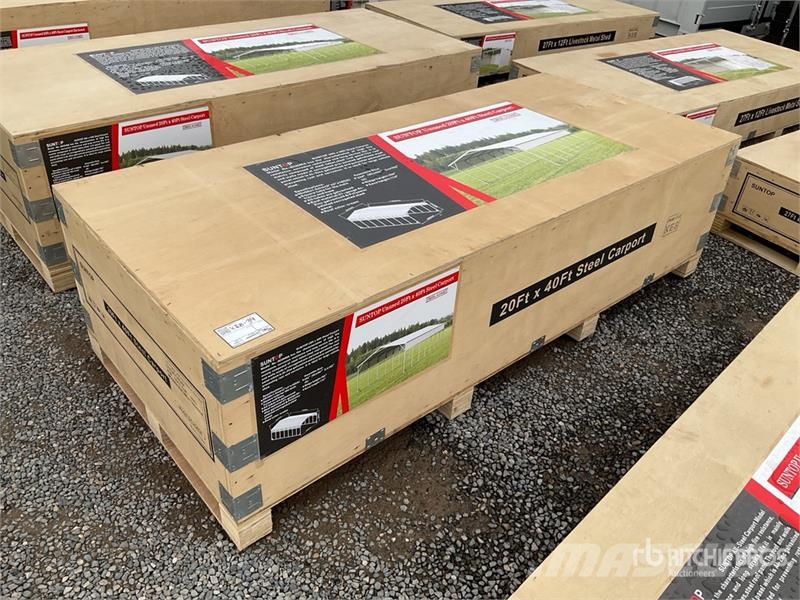 SUNTOP SC2040A 20 ft x 40 ft Carport (Unused) Stalen constructies