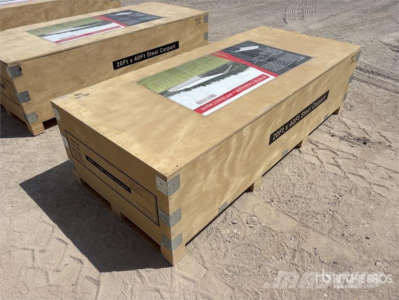 SUNTOP SC2040A 20 ft x 40 ft Carport (Unused) Čelični okviri za građevine