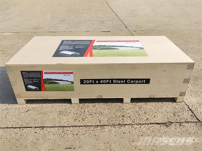 SUNTOP SC2040A 20 ft x 40 ft Carport (Unused) Čelični okviri za građevine