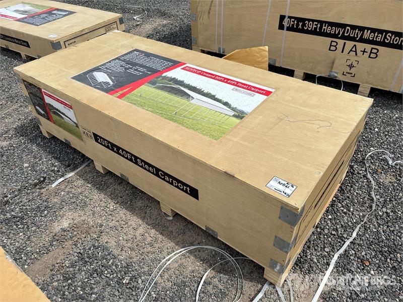 SUNTOP SC2040A 20 ft x 40 ft Carport (Unused) Teräsrunkorakennukset