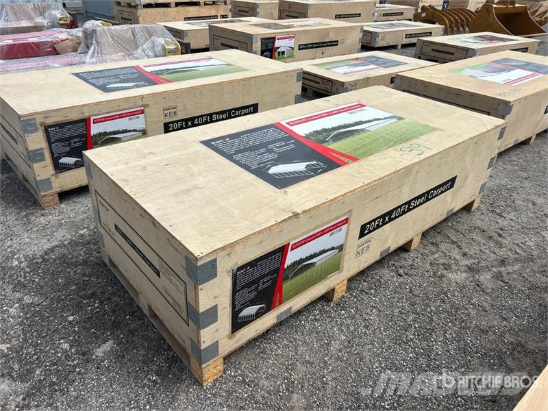 SUNTOP SC2040A 20 ft x 40 ft Carport (Unused) Čelični okviri za građevine