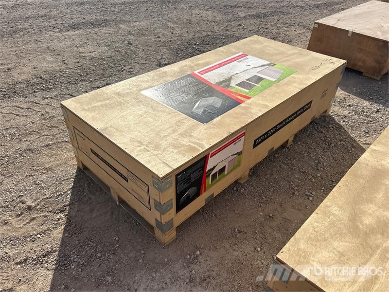  SUNTOP SC2322 Double Garage Metal Shed (Unused) المباني الإطار الصلب