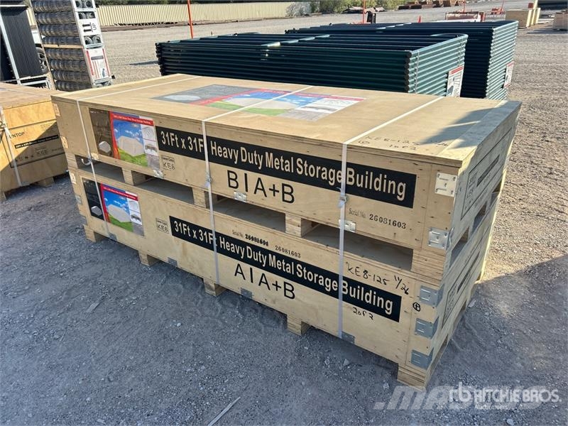  SUNTOP SC3131 Double Garage Metal Storage Building المباني الإطار الصلب