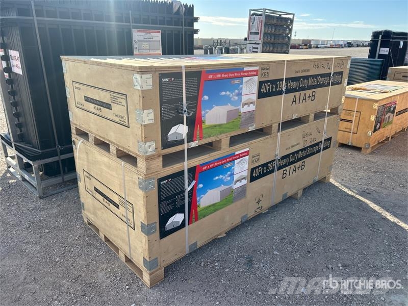  SUNTOP SC4039 Double Garage Metal Storage Building المباني الإطار الصلب