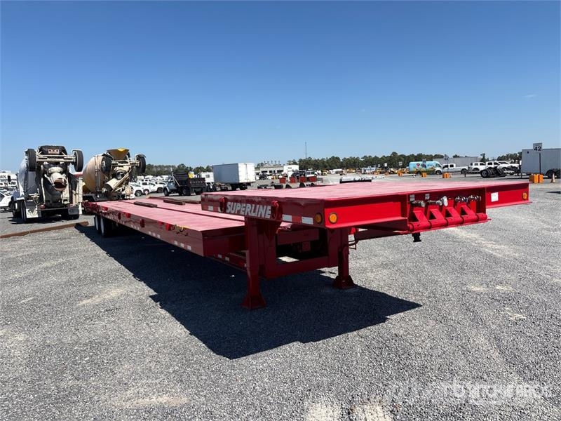 Superline DO20T532CDU 53 ft T/A Equipment Trailer Трейлери колесного транспортного засобу