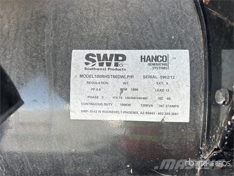  SWP 100RHST66DWLP/R 100 kW Mobile Generator Set Dieselgeneratorer