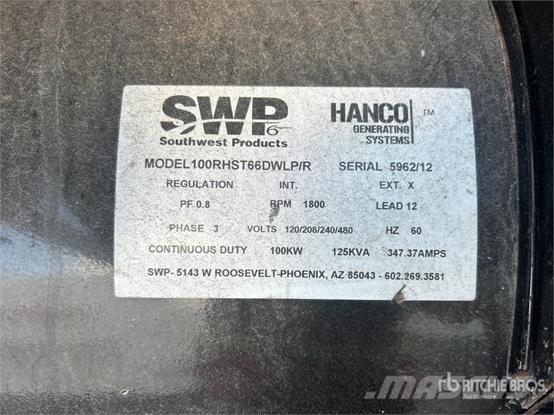  SWP 100RHST66DWLP/R 100 kW Mobile Generator Set Dieselgeneratorer