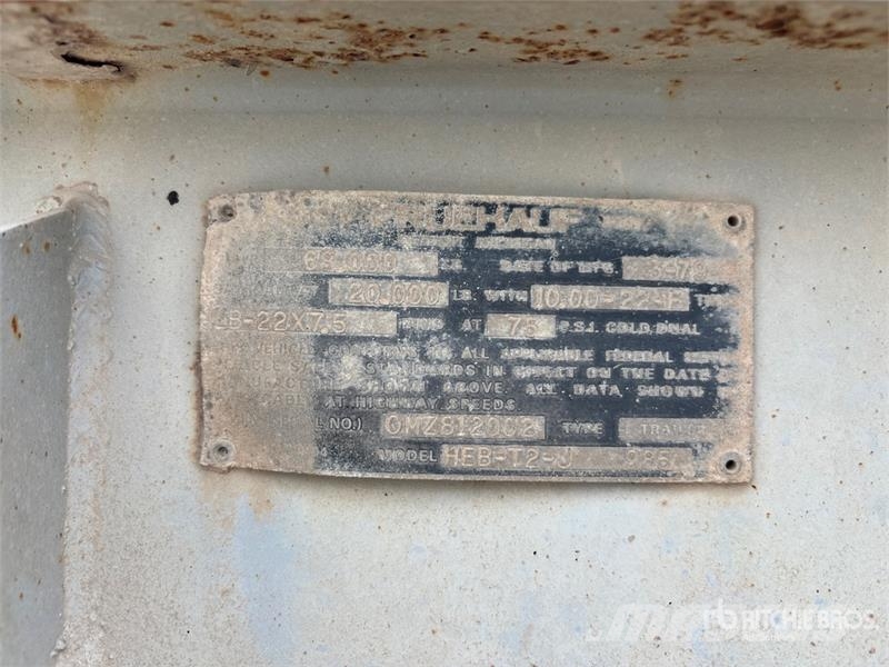 T/A Pneumatic Bulk Trailer Citas piekabes