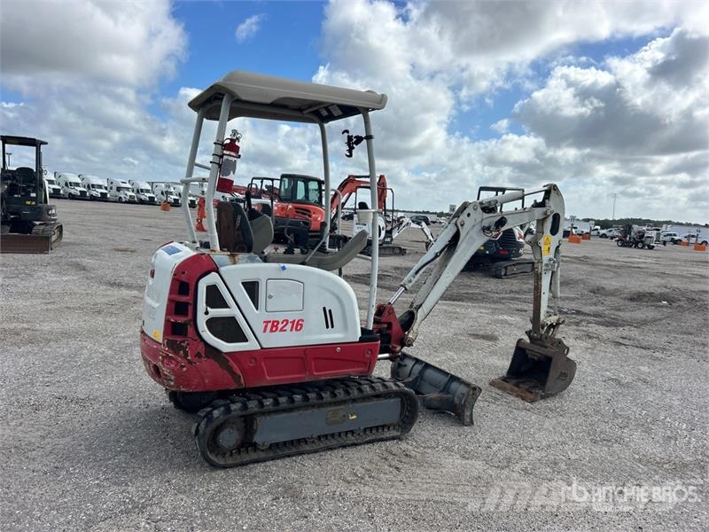 Takeuchi TB216 Mini bagri <7t