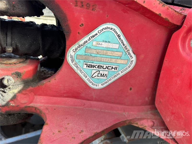 Takeuchi TB216 Mini bagri <7t