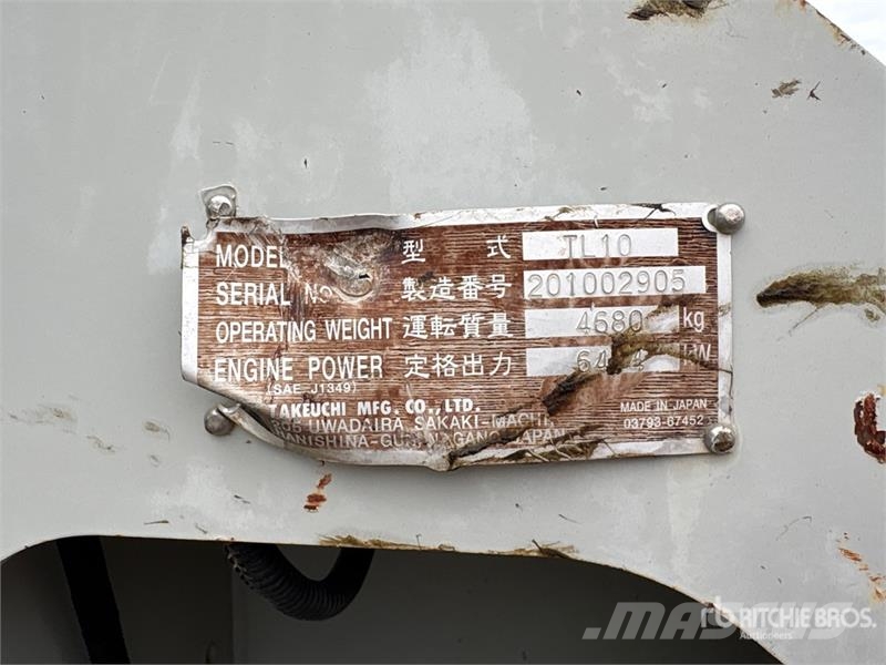 Takeuchi TL10 Kompaktrakodók
