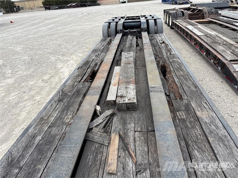 Talbert T4DW-40-HRG-1-T1-2/2 40 ton T/A Lowboy Trailer 平板拖车