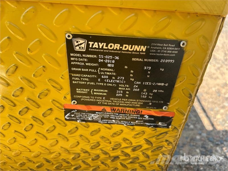 Taylor Dunn SS-025-36 Двигатели