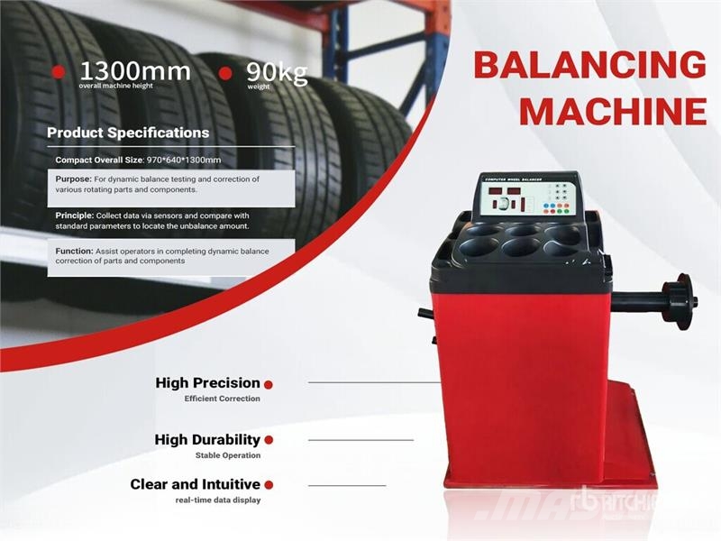 TBM-RED Wheel Balancer (Unused) Other components