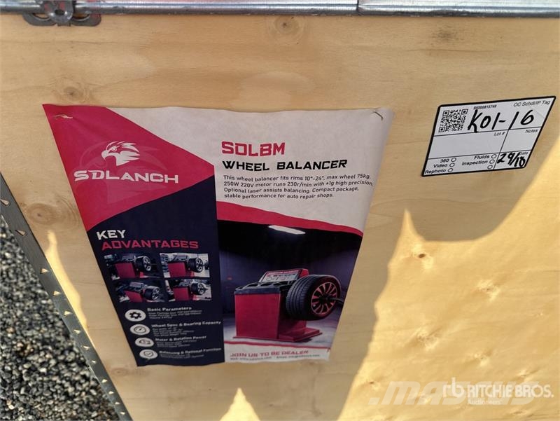 TBM-RED Wheel Balancer (Unused) Other components