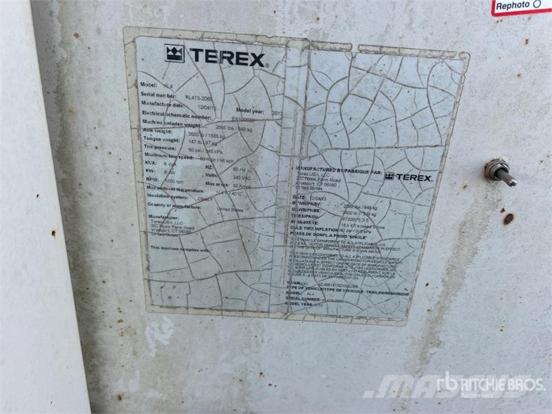 Terex 6 kW Light Tower (Inoperable) أبراج خفيفة