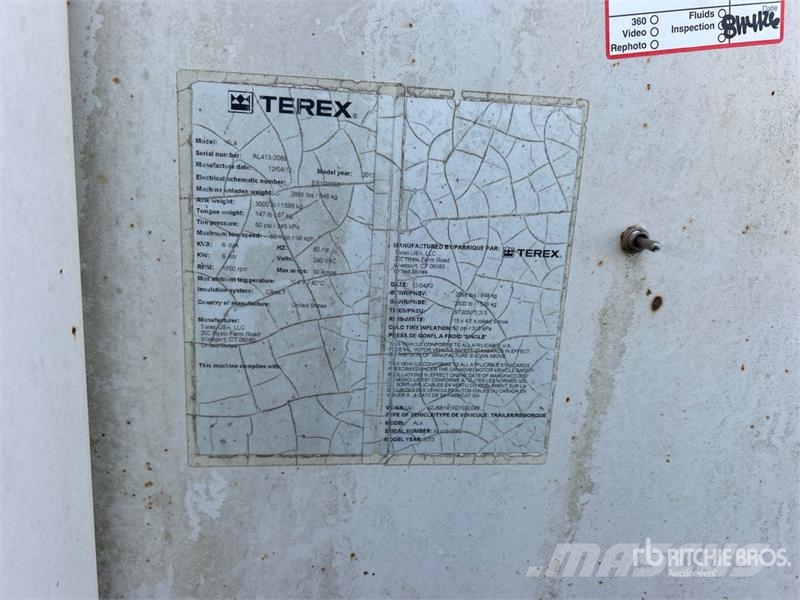 Terex 6 kW Light Tower (Inoperable) أبراج خفيفة