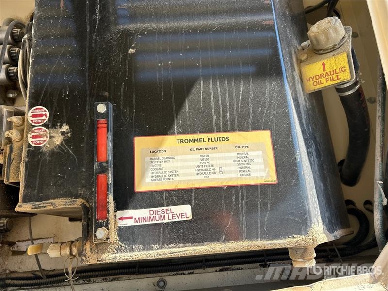 Terex MDS M515 Tracked Trommel Screen الطبلة
