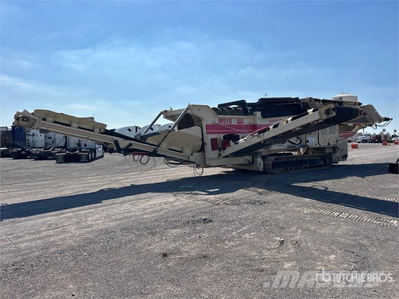 Terex MDS M515 Tracked Trommel Screen الطبلة