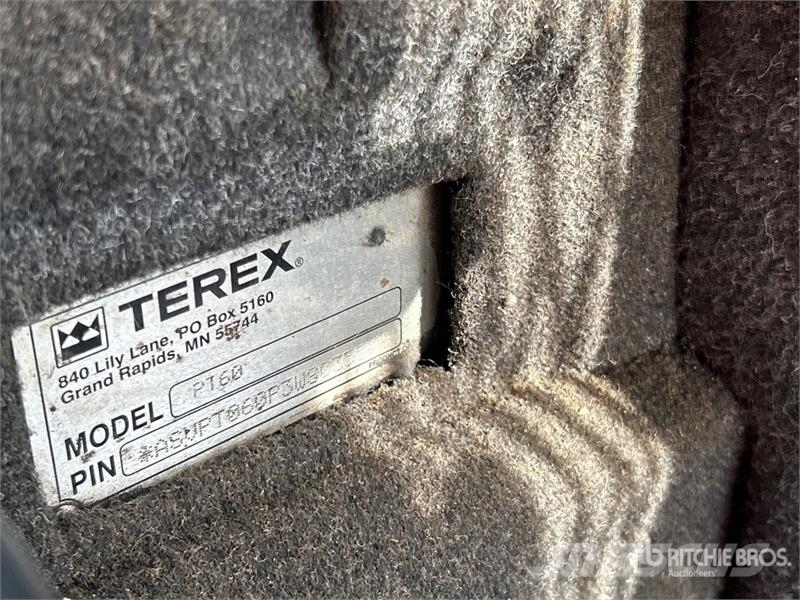 Terex PT60 Compact Track Loader Carregadoras de direcção deslizante