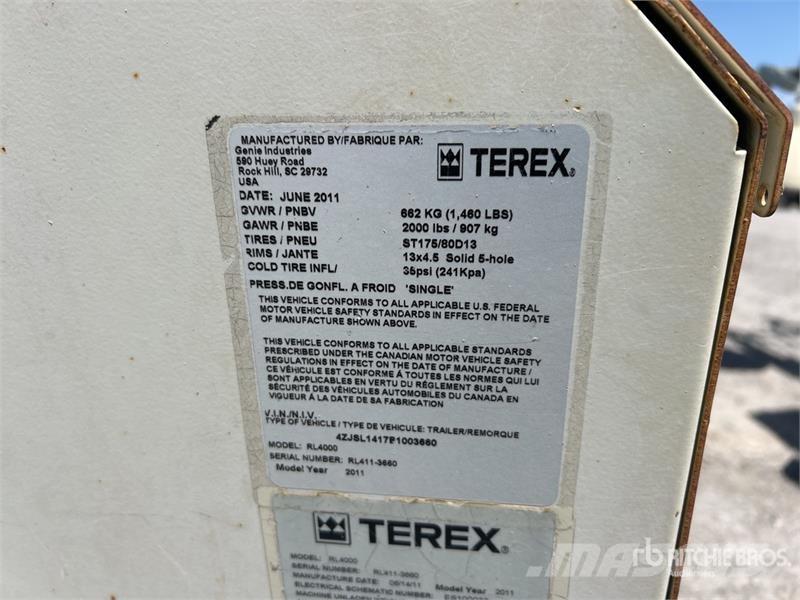 Terex RL4 Torres de iluminación