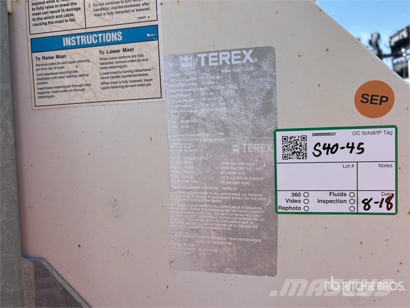 Terex RL4000 Torres de iluminación