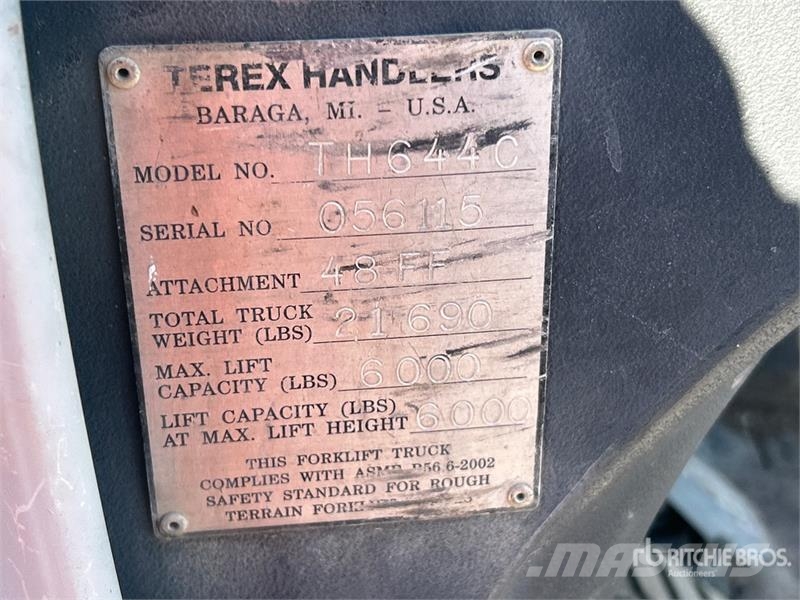 Terex TH644C مناولات متداخلة