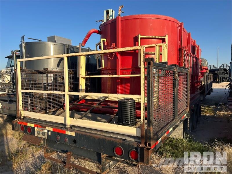 Texas Pride 36600 lb 52 ft Tri/A Flatbed Oilfield Traile Equipamiento para el procesado
