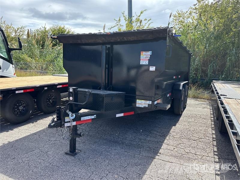 Texas Pride DT-71414-14KBP 14 ft T/A Dump Utility Traile Pašizgāzējs