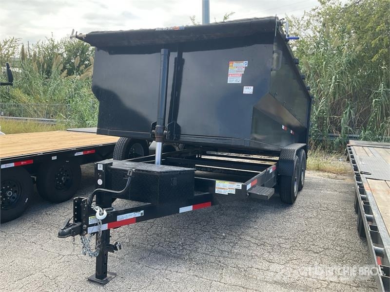 Texas Pride DT-71414-14KBP 14 ft T/A Dump Utility Traile Pašizgāzējs